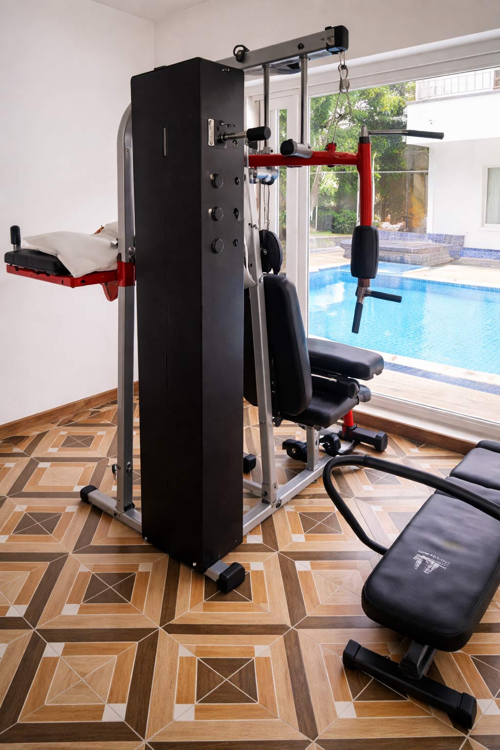 Gym facilities at Thai Beach Resort Tiruchendur