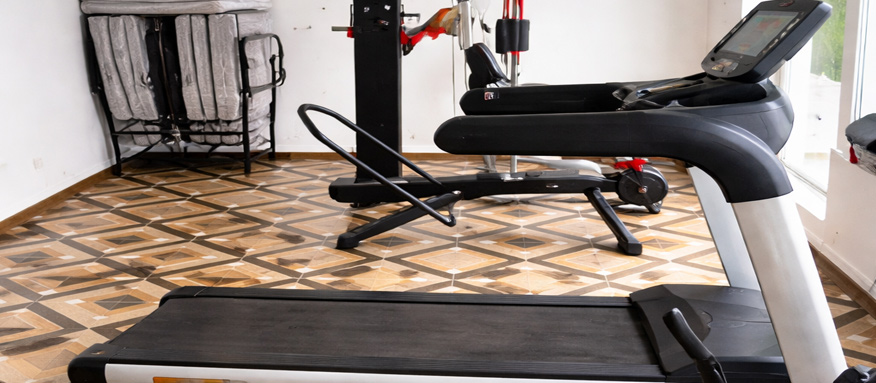 Gym facilities at Thai Beach Resort Tiruchendur